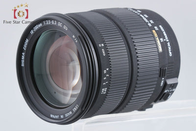 【中古】SIGMA シグマ 18-200mm f/3.5-6.3 DC OS キヤノン用