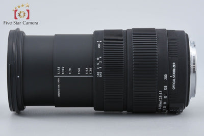 【中古】SIGMA シグマ 18-200mm f/3.5-6.3 DC OS キヤノン用