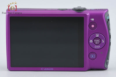 【中古】Canon キヤノン IXY 600F パープル コンパクトデジタルカメラ