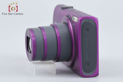 【中古】Canon キヤノン IXY 600F パープル コンパクトデジタルカメラ