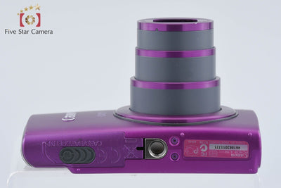 【中古】Canon キヤノン IXY 600F パープル コンパクトデジタルカメラ