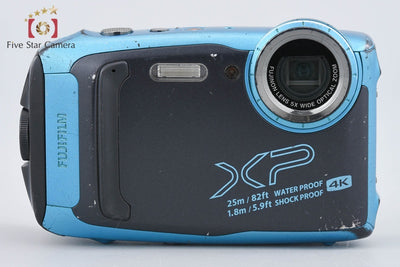 【中古】FUJIFILM 富士フイルム FINEPIX XP140 スカイブルー コンパクトデジタルカメラ