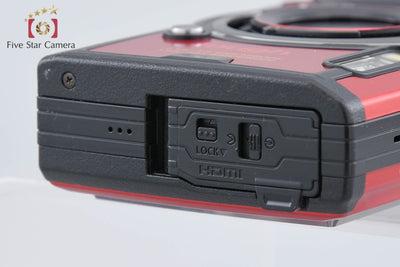 【中古】OLYMPUS オリンパス TOUGH TG-6 レッド コンパクトデジタルカメラ シャッター回数僅少