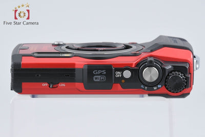 【中古】OLYMPUS オリンパス TOUGH TG-6 レッド コンパクトデジタルカメラ シャッター回数僅少