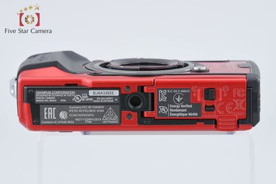【中古】OLYMPUS オリンパス TOUGH TG-6 レッド コンパクトデジタルカメラ シャッター回数僅少