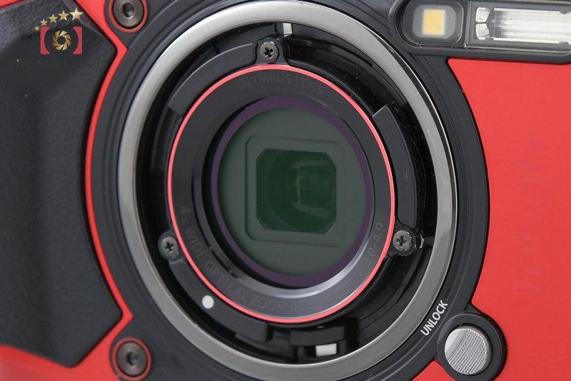 中古】OLYMPUS オリンパス TOUGH TG-6 レッド コンパクトデジタル