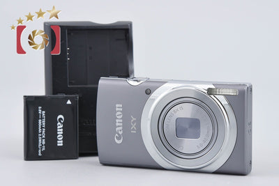 【中古】Canon キヤノン IXY 130 グレー コンパクトデジタルカメラ