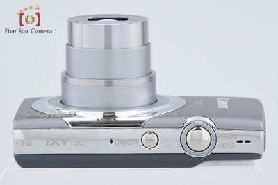 【中古】Canon キヤノン IXY 130 グレー コンパクトデジタルカメラ