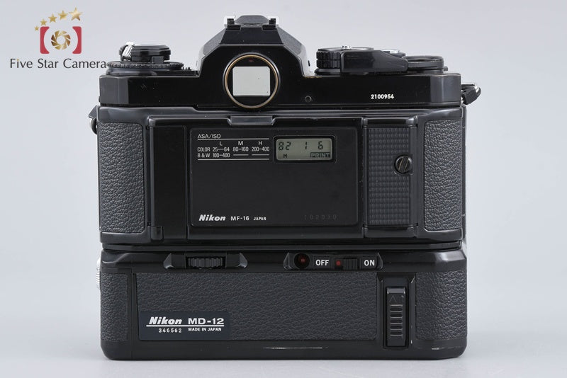 中古】Nikon ニコン FE2 ブラック + MF-16 データバック – Five Star