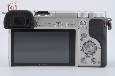 【中古】SONY ソニー α6000 ILCE-6000 シルバー パワーズームレンズキット 多言語対応