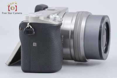 【中古】SONY ソニー α6000 ILCE-6000 シルバー パワーズームレンズキット 多言語対応