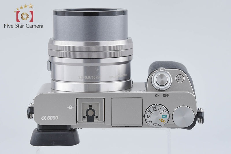 中古】SONY ソニー α6000 ILCE-6000 シルバー パワーズームレンズ
