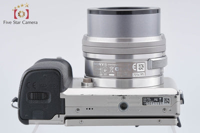 【中古】SONY ソニー α6000 ILCE-6000 シルバー パワーズームレンズキット 多言語対応
