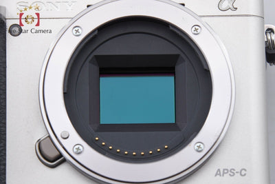 【中古】SONY ソニー α6000 ILCE-6000 シルバー パワーズームレンズキット 多言語対応