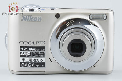 【中古】Nikon ニコン COOLPIX L22 シルバー コンパクトデジタルカメラ