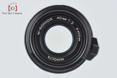 【中古】MINOLTA ミノルタ M-ROKKOR 40mm f/2 ライカMマウント