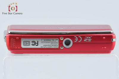【中古】FUJIFILM 富士フイルム FINEPIX Z90 レッド コンパクトデジタルカメラ