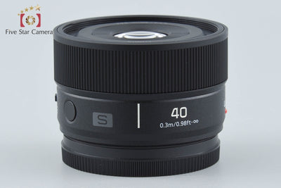 【中古】Panasonic パナソニック LUMIX S 40mm f/2 S-S40 Lマウント ブラック