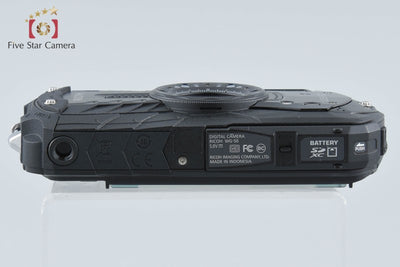 【中古】RICOH リコー PENTAX ペンタックス WG-50 ブラック 防水デジタルカメラ シャッター回数僅少