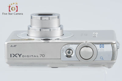 【中古】Canon キヤノン IXY Digital 70 シルバー コンパクトデジタルカメラ