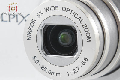 【中古】Nikon ニコン COOLPIX S570 シルバー コンパクトデジタルカメラ