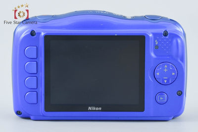 【中古】Nikon ニコン COOLPIX W100 ブルー コンパクトデジタルカメラ