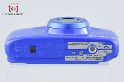 【中古】Nikon ニコン COOLPIX W100 ブルー コンパクトデジタルカメラ