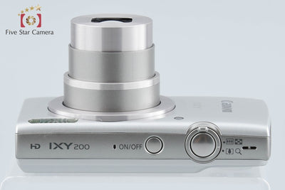 【中古】Canon キヤノン IXY 200 シルバー コンパクトデジタルカメラ