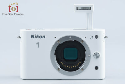 【中古】Nikon ニコン 1 J1 ダブルズームキット ホワイト シャッター回数僅少