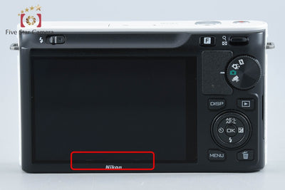 【中古】Nikon ニコン 1 J1 ダブルズームキット ホワイト シャッター回数僅少