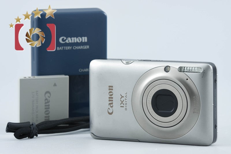 【中古】Canon キヤノン IXY Digital 220 IS シルバー コンパクトデジタルカメラ