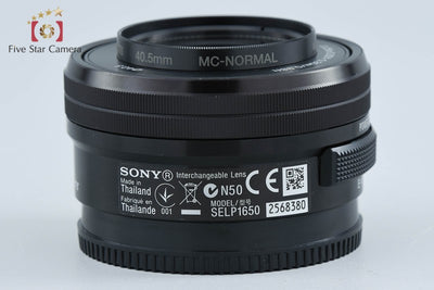 【中古】SONY ソニー E PZ 16-50mm f/3.5-5.6 OSS SELP1650 ブラック
