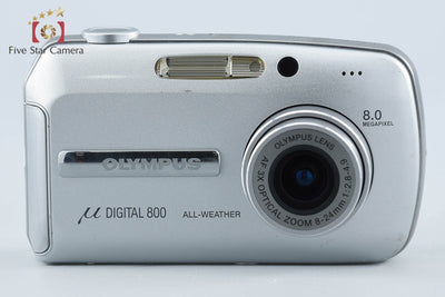 【中古】OLYMPUS オリンパス μ DIGITAL 800 シルバー コンパクトデジタルカメラ