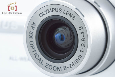 【中古】OLYMPUS オリンパス μ DIGITAL 800 シルバー コンパクトデジタルカメラ