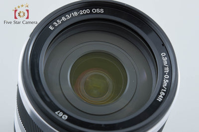 【中古】SONY ソニー E 18-200mm f/3.5-6.3 OSS SEL18200 シルバー