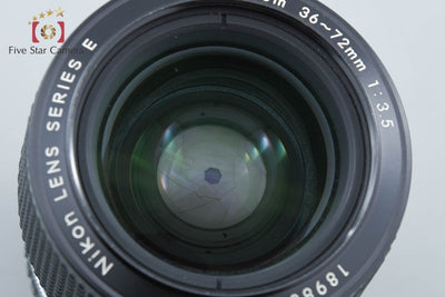 【中古】Nikon ニコン Ai-S SERIES E Zoom 36-72mm f/3.5
