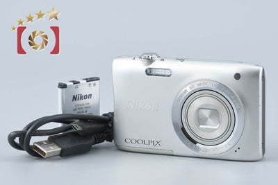 【中古】Nikon ニコン COOLPIX S2900 シルバー コンパクトデジタルカメラ