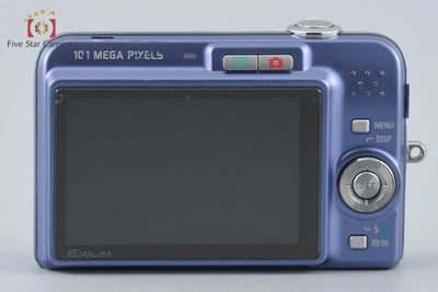 【中古】Casio カシオ EXILIM ZOOM EX-Z1080 ブルー コンパクトデジタルカメラ