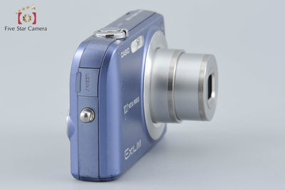 【中古】Casio カシオ EXILIM ZOOM EX-Z1080 ブルー コンパクトデジタルカメラ