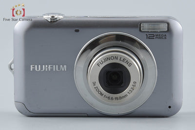 【中古】FUJIFILM 富士フイルム FINEPIX JV100 シルバー コンパクトデジタルカメラ