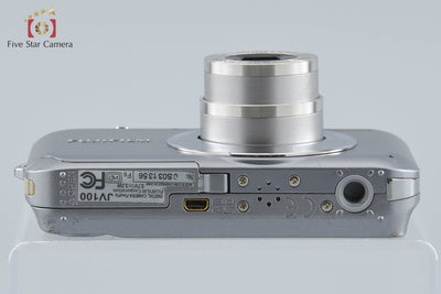 【中古】FUJIFILM 富士フイルム FINEPIX JV100 シルバー コンパクトデジタルカメラ