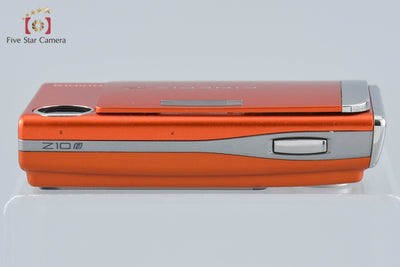 【中古】FUJIFILM 富士フイルム FINEPIX Z10fd オレンジ コンパクトデジタルカメラ