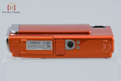 【中古】FUJIFILM 富士フイルム FINEPIX Z10fd オレンジ コンパクトデジタルカメラ