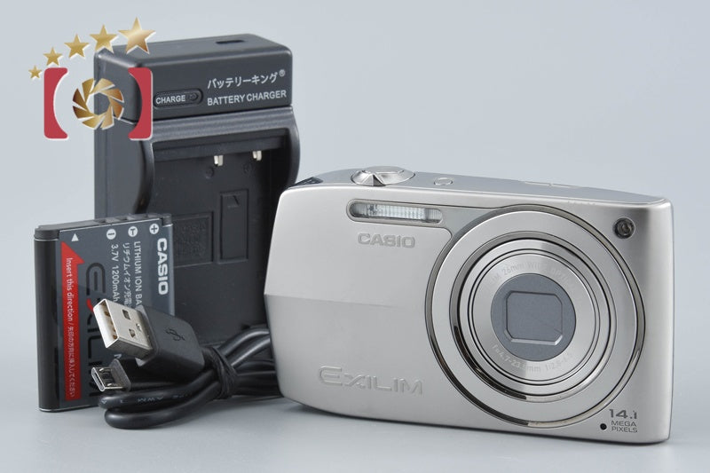 【中古】Casio カシオ EXILIM ZOOM EX-Z2000 シルバー コンパクトデジタルカメラ