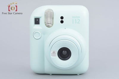 【中古】FUJIFILM 富士フイルム instax mini 12 ミントグリーン インスタントカメラ