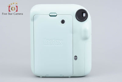 【中古】FUJIFILM 富士フイルム instax mini 12 ミントグリーン インスタントカメラ