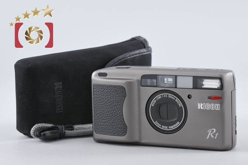 【中古】RICOH リコー R1 チタニュウムブラウン コンパクトフィルムカメラ
