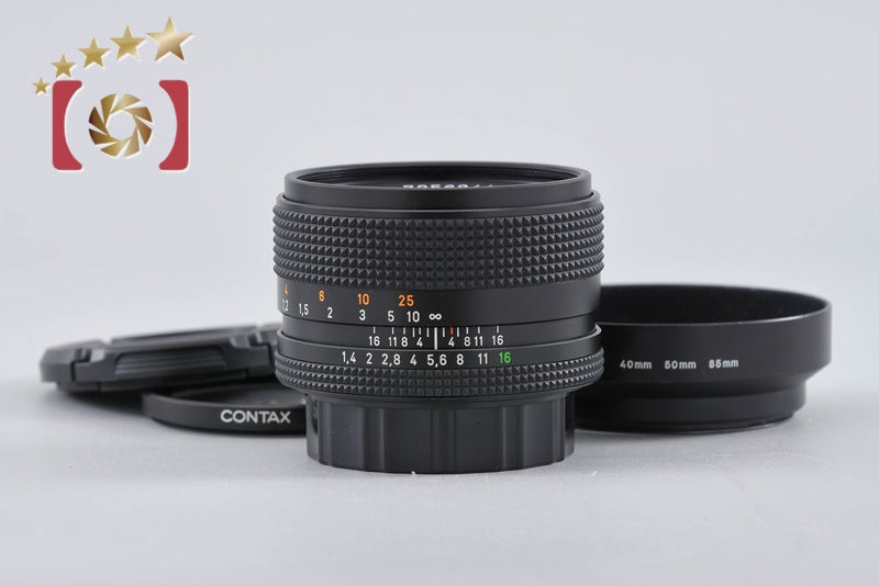 【中古】CONTAX コンタックス Carl Zeiss Planar 50mm f/1.4 T* MMJ