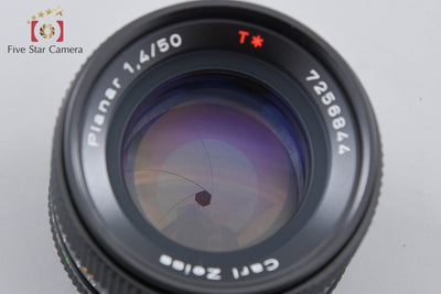 【中古】CONTAX コンタックス Carl Zeiss Planar 50mm f/1.4 T* MMJ