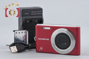 【中古】OLYMPUS オリンパス FE-4050 レッド コンパクトデジタルカメラ